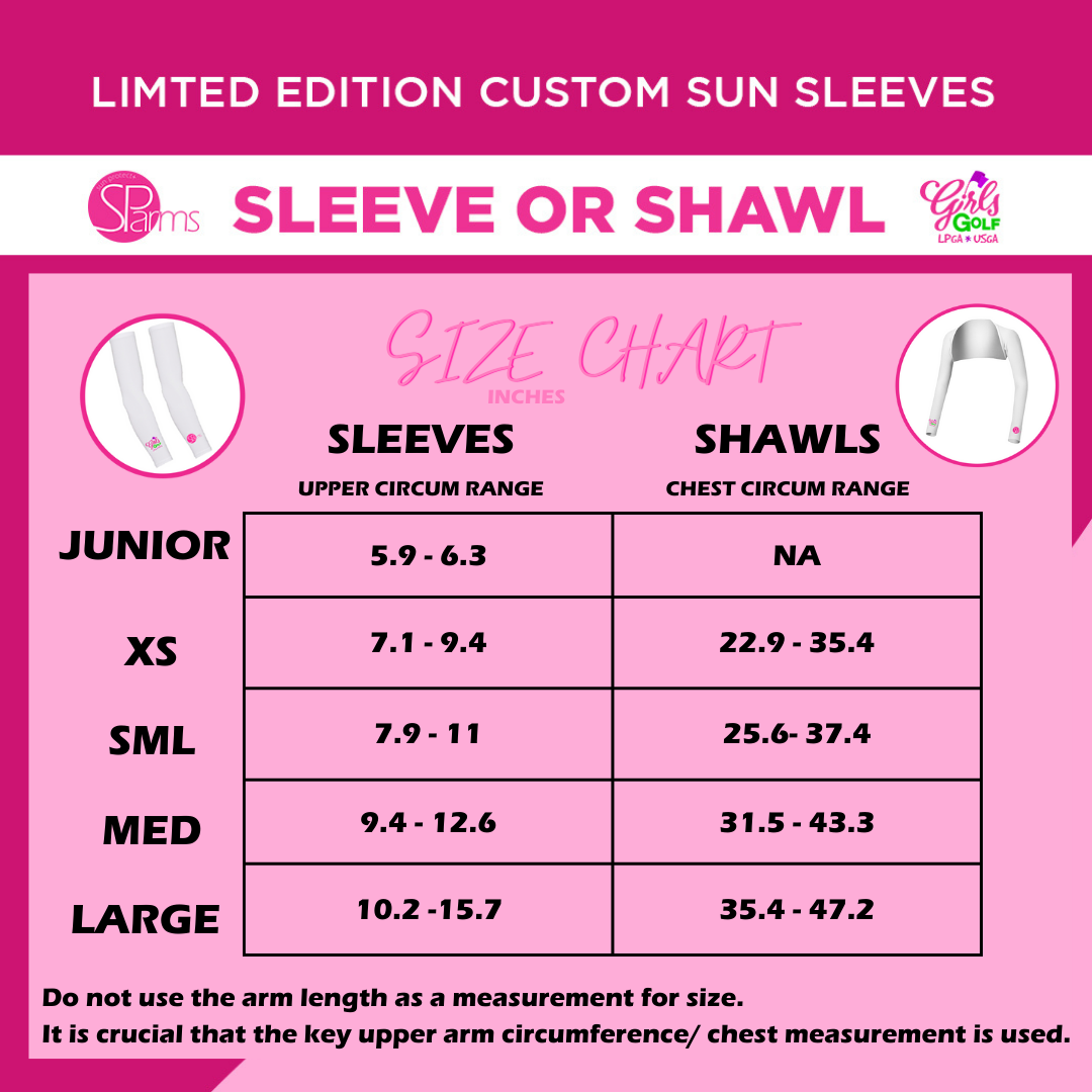 1 x Shawl (Limited Edition Girl's Golf Custom Logo)
